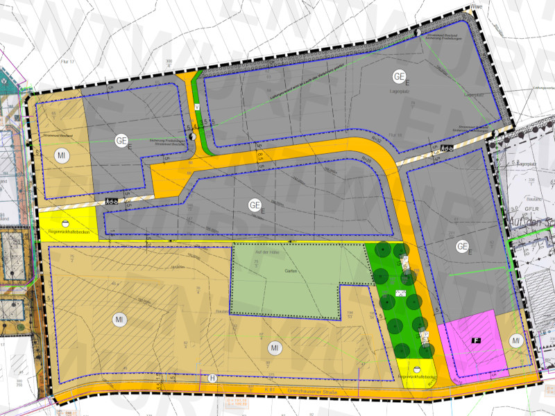 Vorentwurf - Bebauungsplan Gewerbegebiet Grenzhausener Straße - Teilbereich West